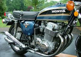 Honda 750 blue 1975